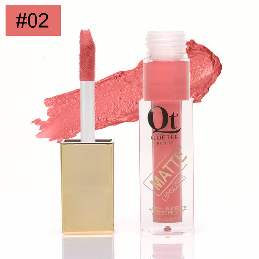 Quetee Beauty Golden Lip Gloss #02