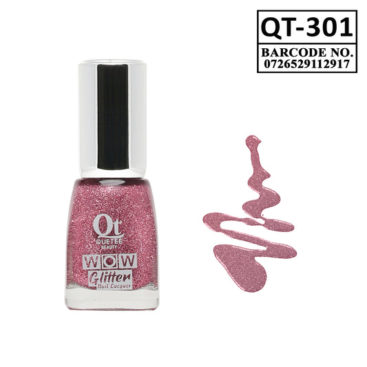 Quetee Beauty Glitter Nail Paint Qt-301