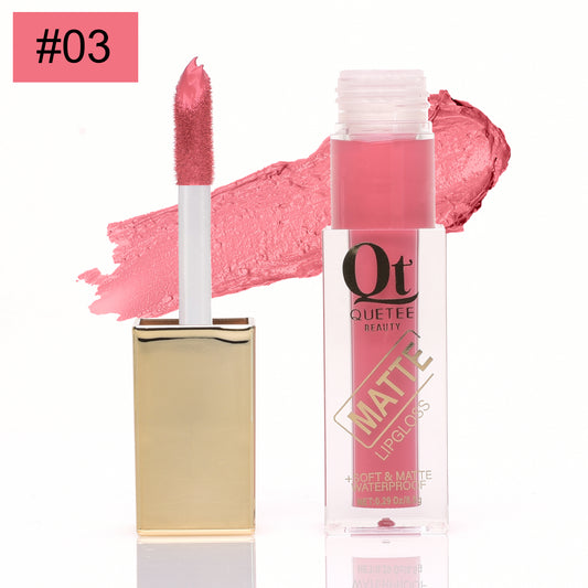 Quetee Beauty Golden Lip Gloss #03