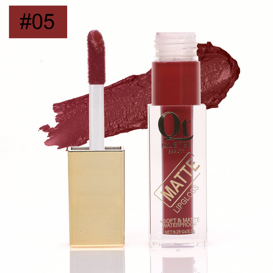 Quetee Beauty Golden Lip Gloss #05