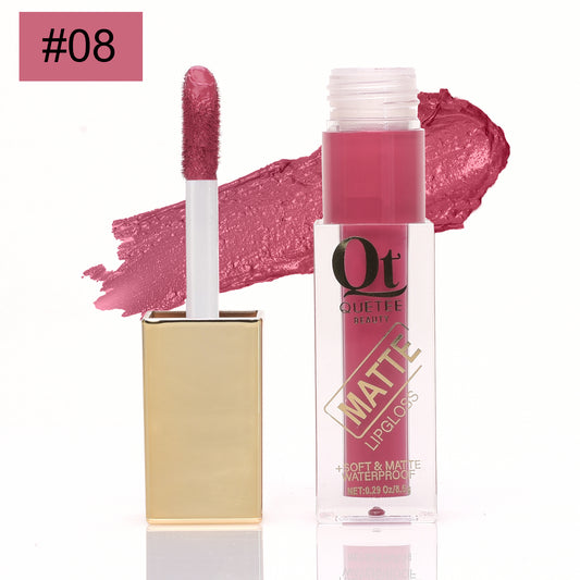Quetee Beauty Golden Lip Gloss #08