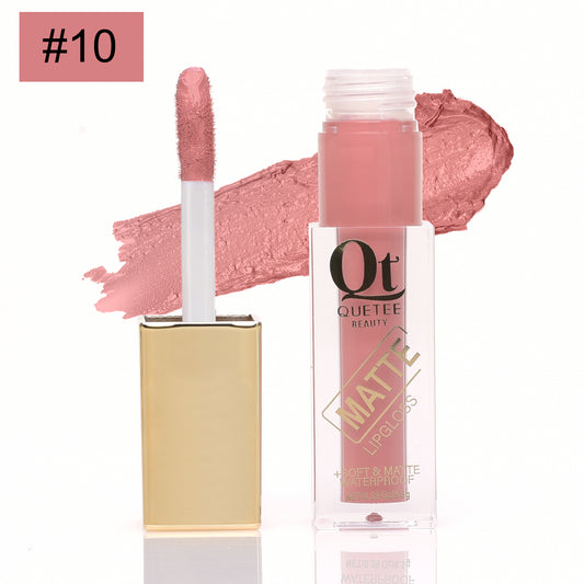 Quetee Beauty Golden Lip Gloss #10