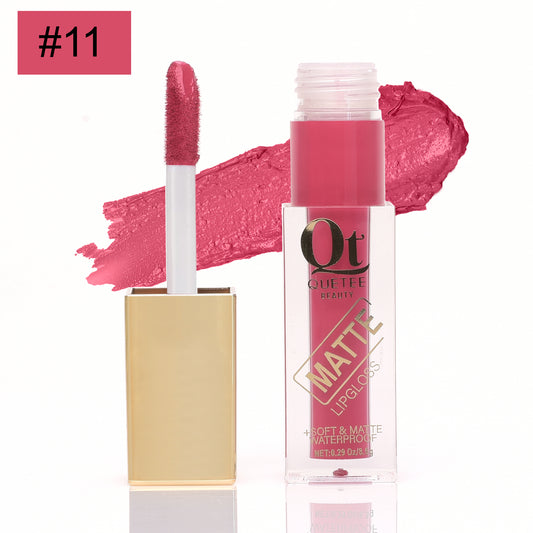 Quetee Beauty Golden Lip Gloss #11