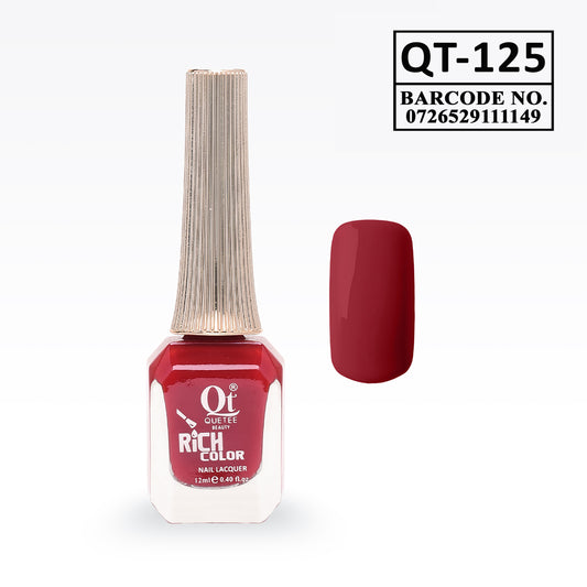 Quetee Beauty Rich Color Nail Polish QT-125