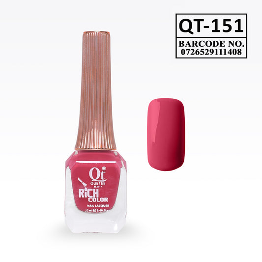 Quetee Beauty Rich Color Nail Polish QT-151
