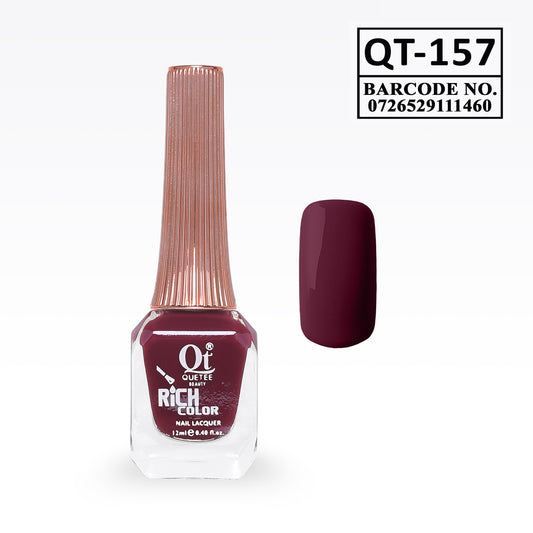 Quetee Beauty Rich Color Nail Polish QT-157
