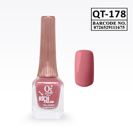 Quetee Beauty Rich Color Nail Polish QT-178
