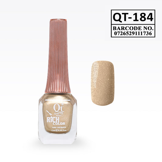 Quetee Beauty Rich Color Nail Polish QT-184