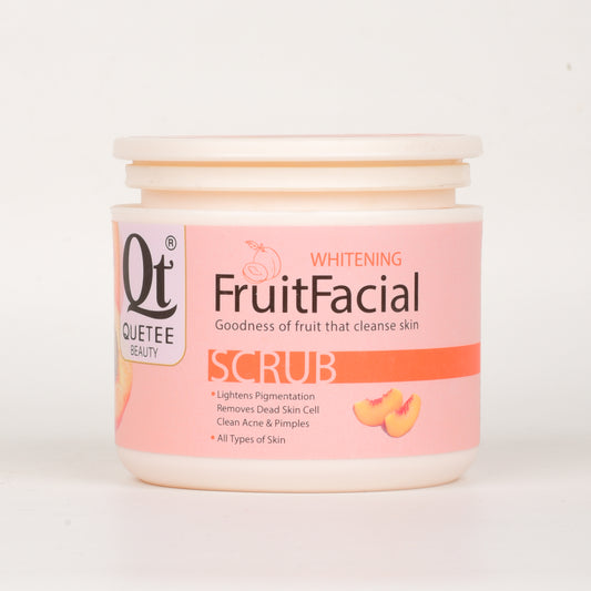 QUETEE BEAUTY WHITENING FRUIT FACIAL PEACH SCRUB