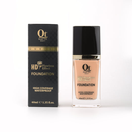 Quetee Beauty High Coverage Waterproof Foundation 40ml