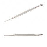 Quetee Beauty Cuticle Pusher With File