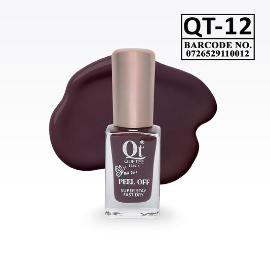 Quetee Beauty Peel Off Nail Polish QT-12