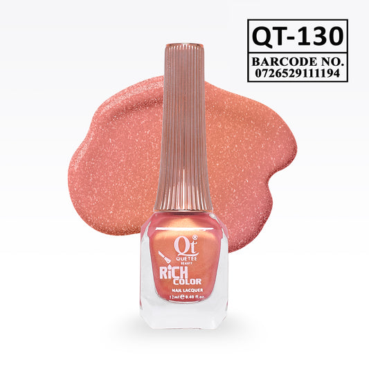 Quetee Beauty Rich Color Nail Polish QT-130