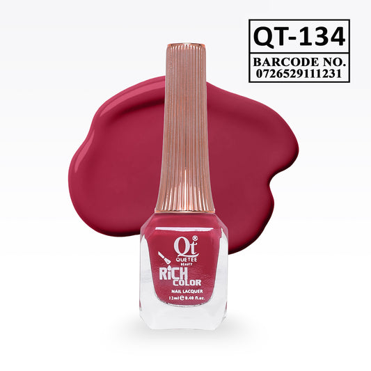 Quetee Beauty Rich Color Nail Polish QT-134
