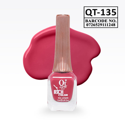 Quetee Beauty Rich Color Nail Polish QT-135