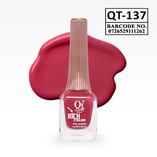 Quetee Beauty Rich Color Nail Polish QT-137