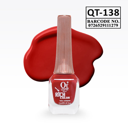 Quetee Beauty Rich Color Nail Polish QT-138
