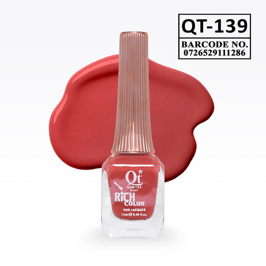 Quetee Beauty Rich Color Nail Polish QT-139