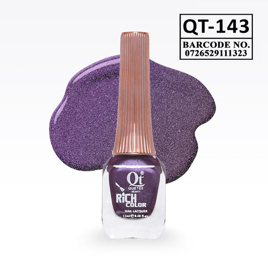 Quetee Beauty Rich Color Nail Polish QT-143