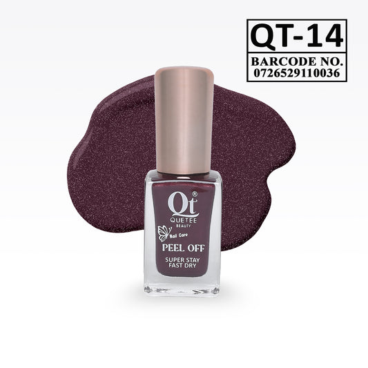Quetee Beauty Peel Off Nail Polish QT-14