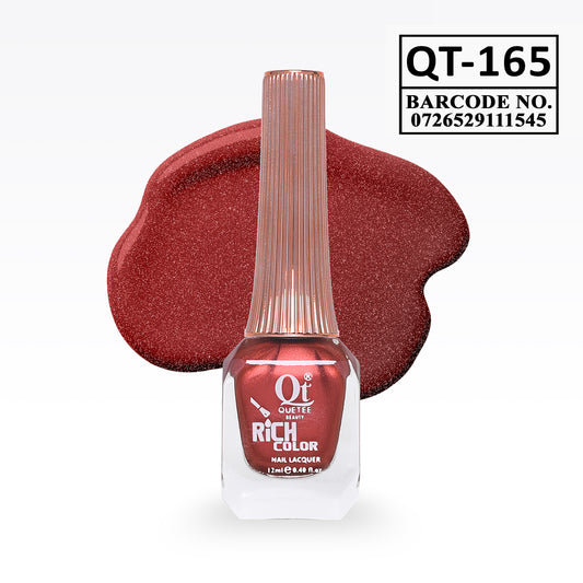Quetee Beauty Rich Color Nail Polish QT-165