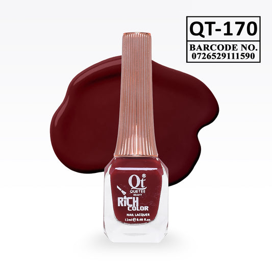 Quetee Beauty Rich Color Nail Polish QT-170