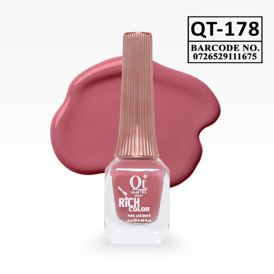 Quetee Beauty Rich Color Nail Polish QT-178