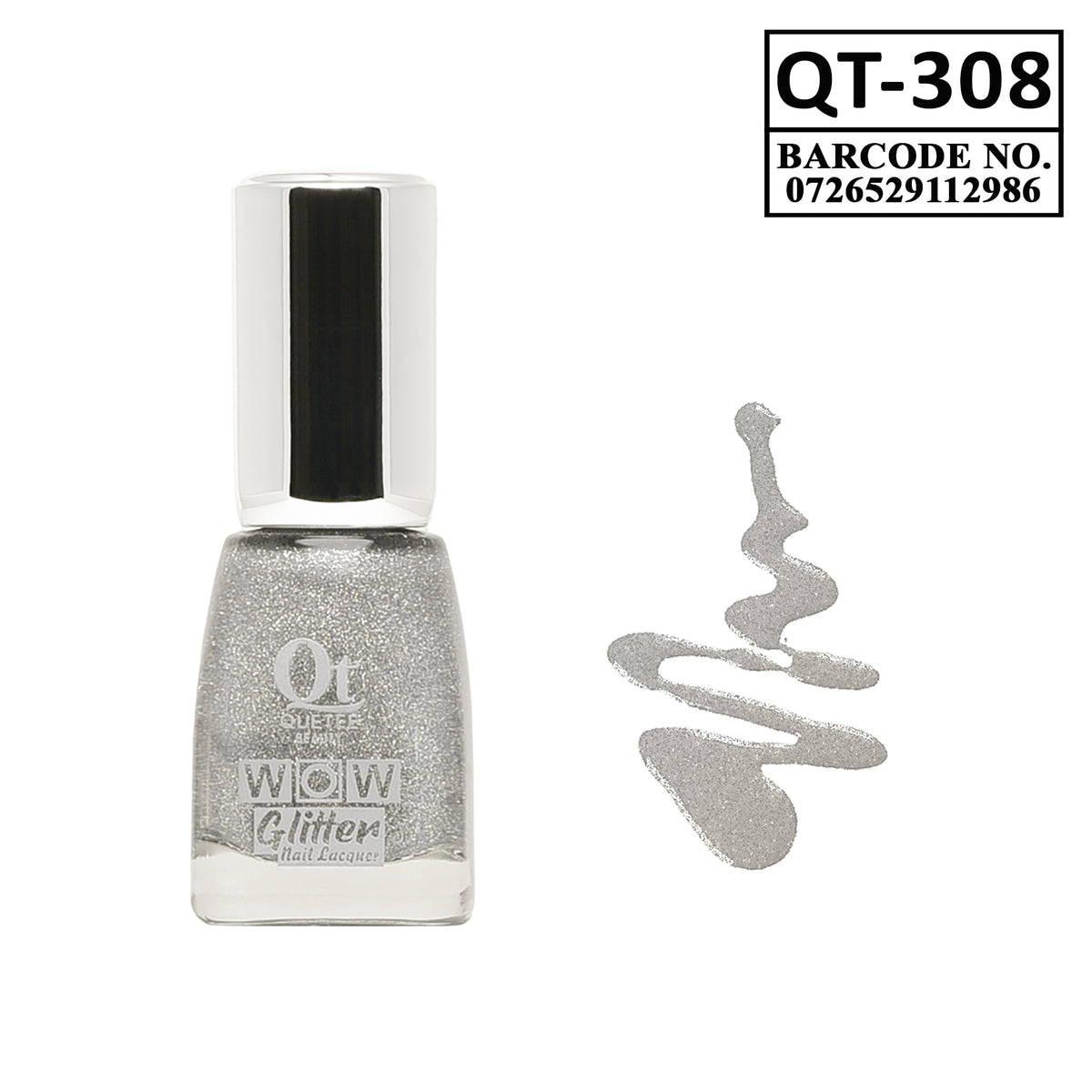 Quetee Beauty Glitter Nail Paint Qt-308