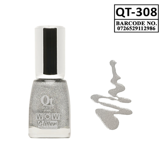 Quetee Beauty Glitter Nail Paint Qt-308