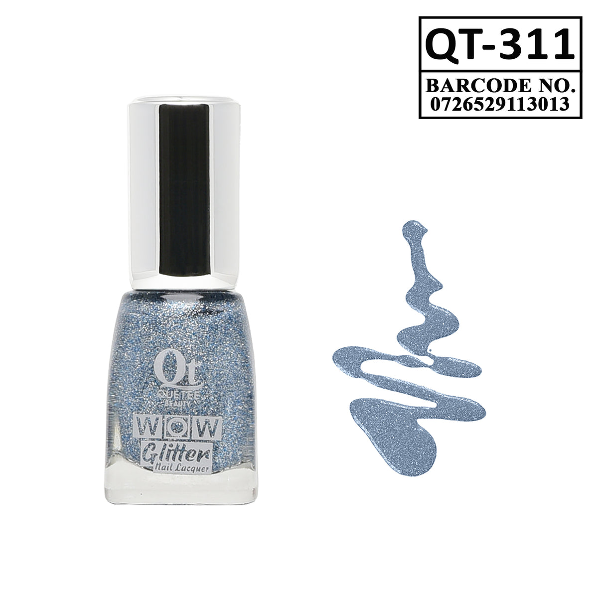 Quetee Beauty Glitter Nail Paint Qt-311