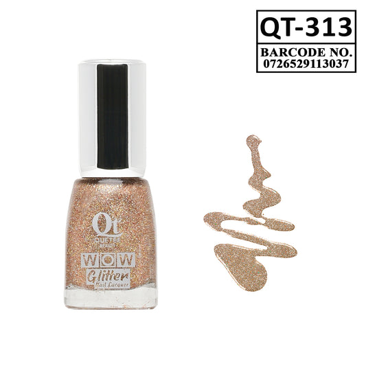 Quetee Beauty Glitter Nail Paint Qt-313