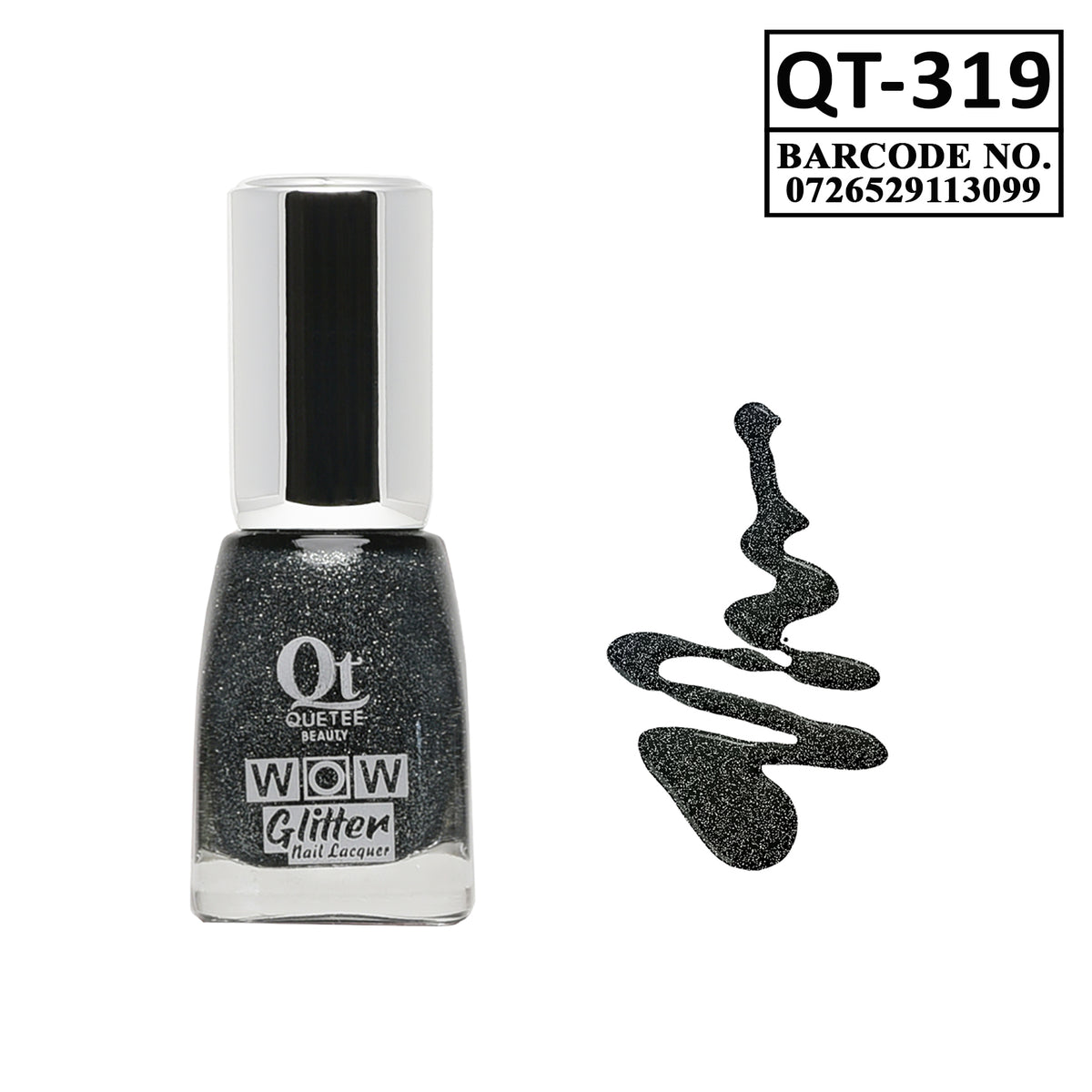 Quetee Beauty Glitter Nail Paint Qt-319