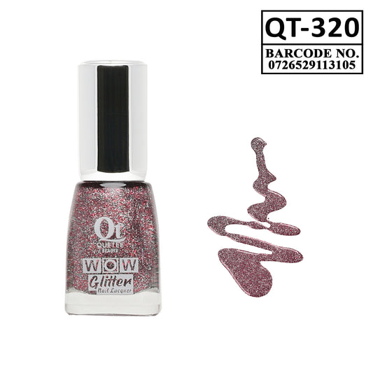 Quetee Beauty Glitter Nail Paint Qt-320