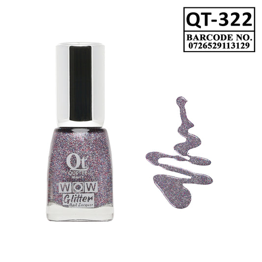 Quetee Beauty Glitter Nail Paint Qt-322