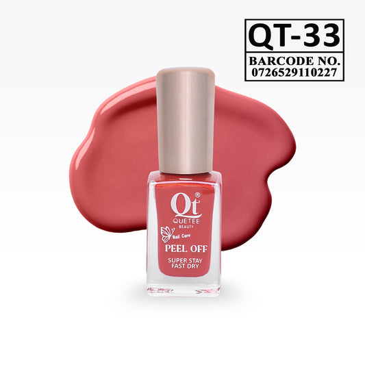 Quetee Beauty Peel Off Nail Polish QT-33