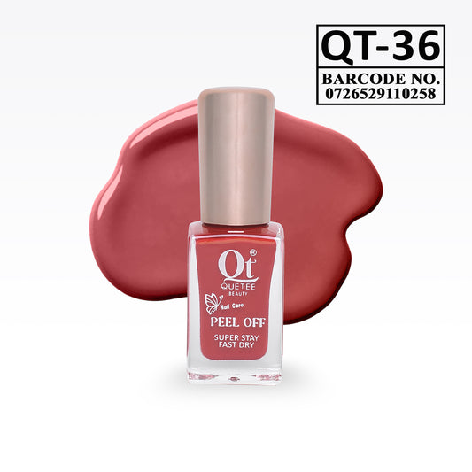 Quetee Beauty Peel Off Nail Polish QT-36