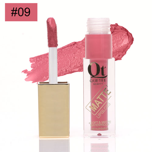 Quetee Beauty Golden Lip Gloss #09