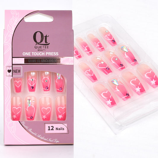 Quetee Beauty 3D Nails Premium Design Thirty Four
