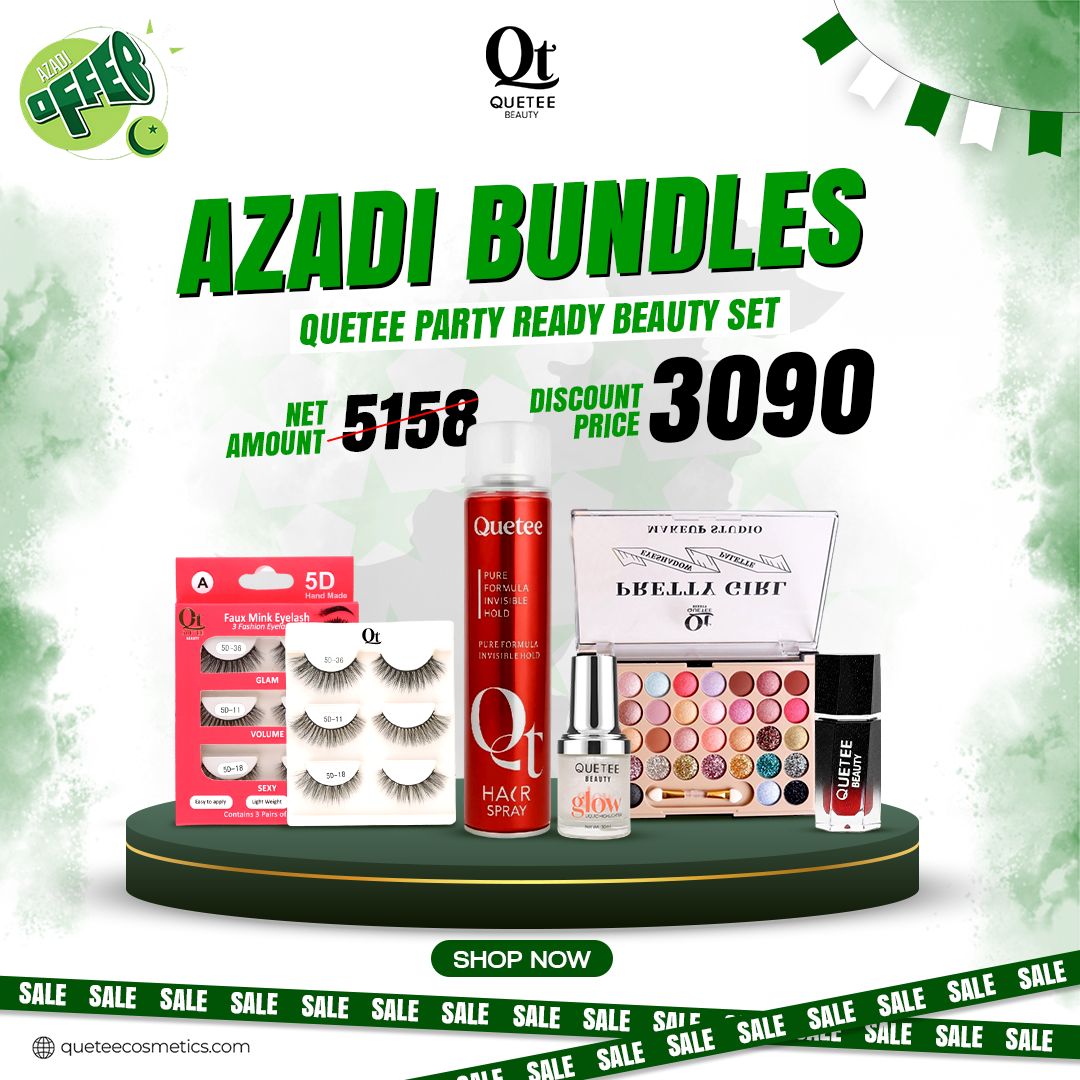Quetee Azadi Party Ready Beauty Bundle
