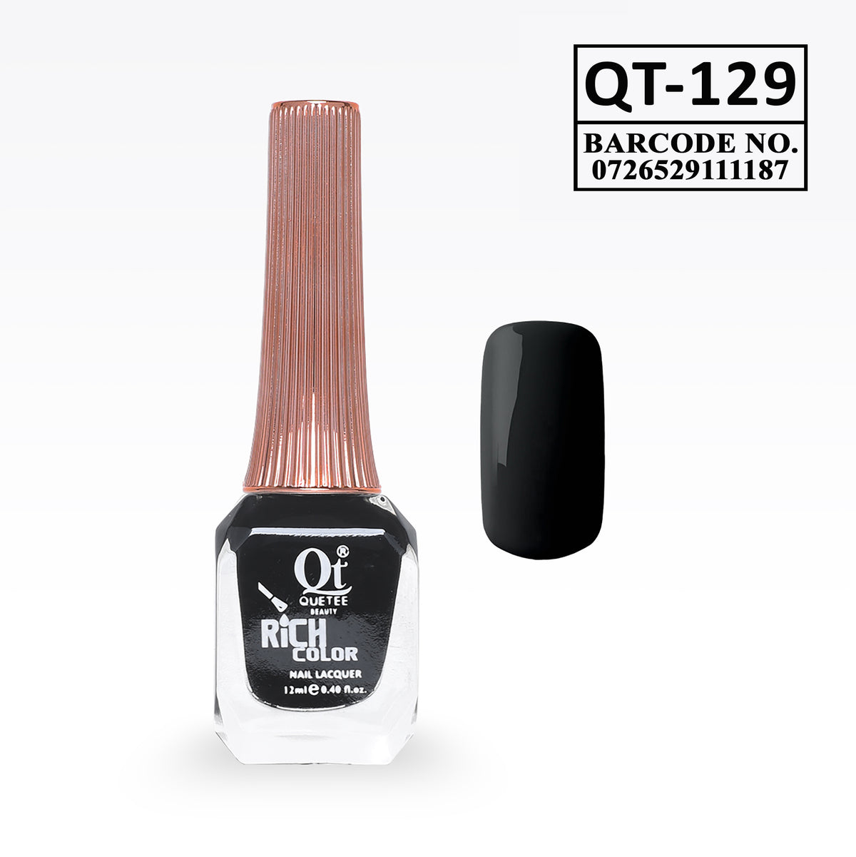 Quetee Beauty Rich Color Nail Polish QT-129