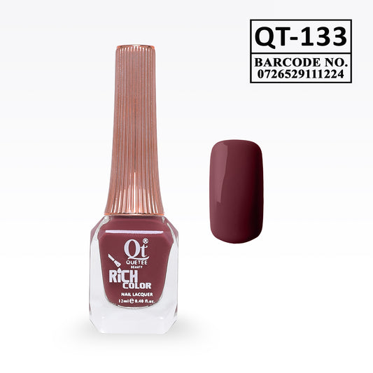 Quetee Beauty Rich Color Nail Polish QT-133