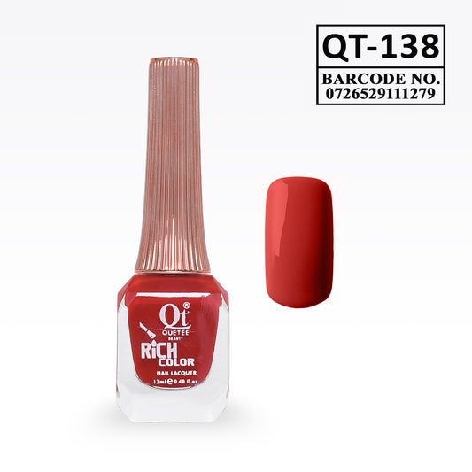 Quetee Beauty Rich Color Nail Polish QT-138