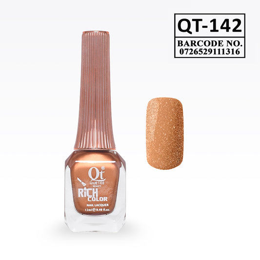 Quetee Beauty Rich Color Nail Polish QT-142