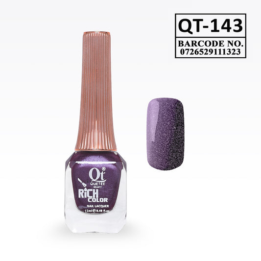 Quetee Beauty Rich Color Nail Polish QT-143