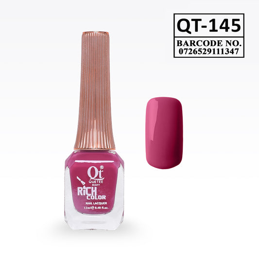 Quetee Beauty Rich Color Nail Polish QT-145