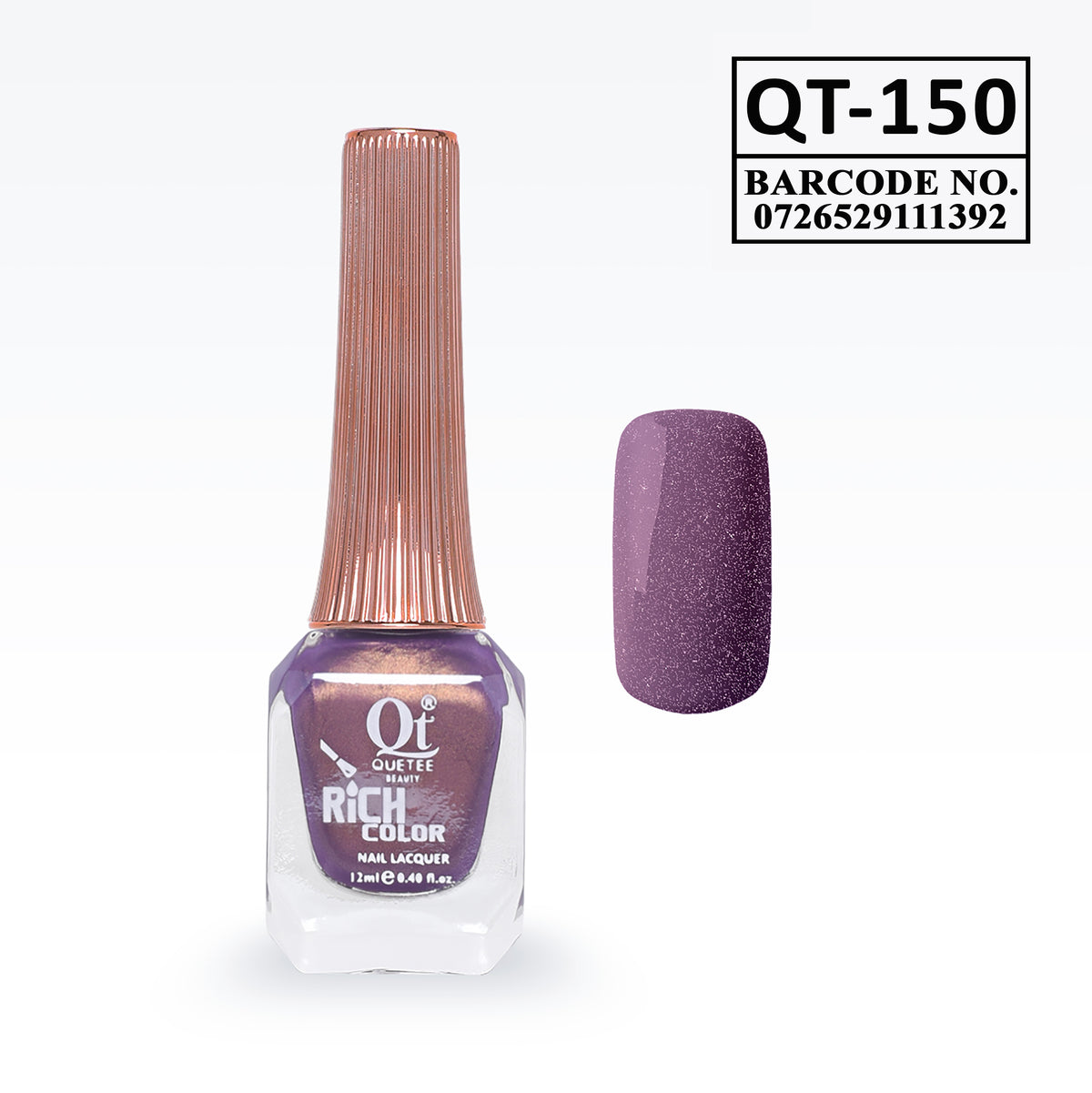 Quetee Beauty Rich Color Nail Polish QT-150