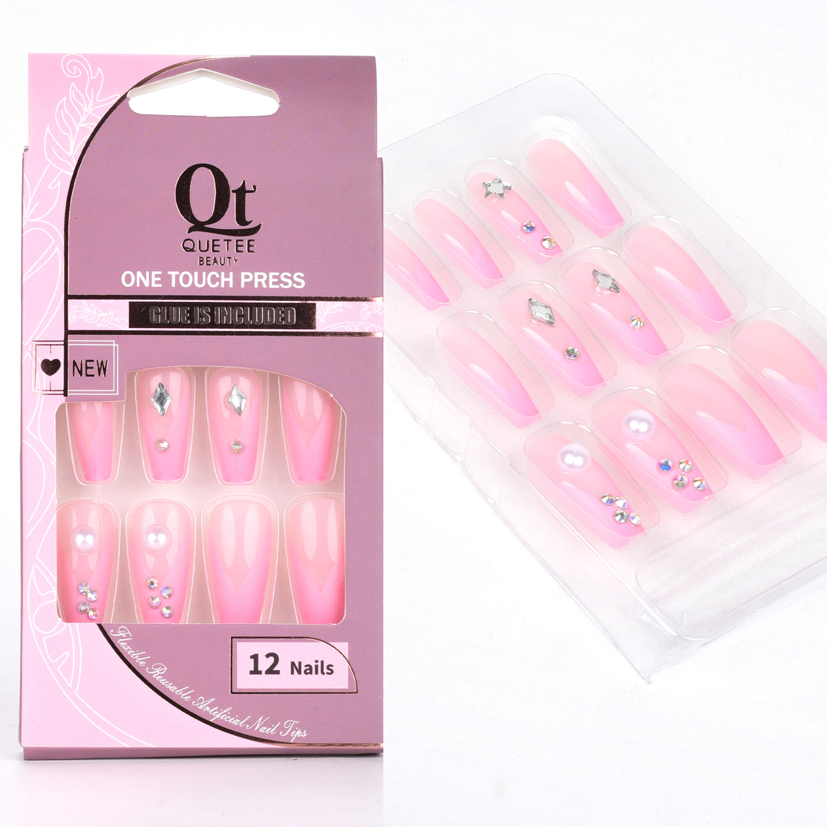 Quetee Beauty 3D Nails Premium Design Thirty Nine