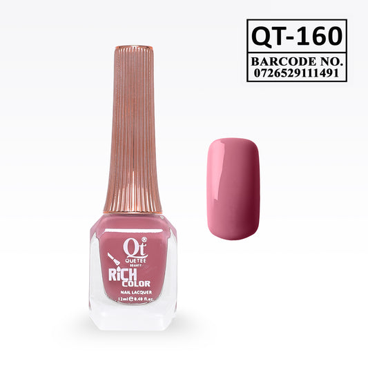 Quetee Beauty Rich Color Nail Polish QT-160