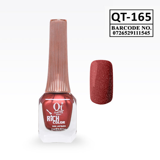 Quetee Beauty Rich Color Nail Polish QT-165