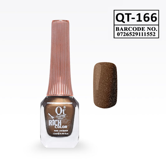 Quetee Beauty Rich Color Nail Polish QT-166
